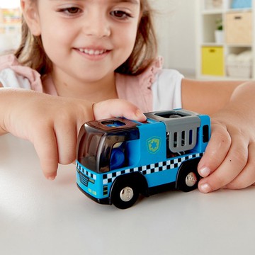 德國Hape 警笛警車組