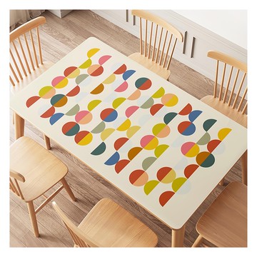 好物良品 質感生活PVC軟玻璃免洗防燙防油防水桌墊  140 x 80cm  泡泡記憶  1個