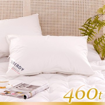 鴻宇 奧地利羽絨枕1入 460織表布 波蘭進口絨球95% 美國棉授權品牌 台灣製