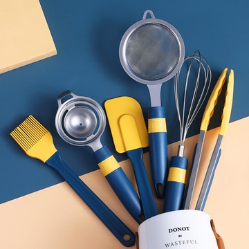 烘焙工具套裝硅膠刮刀油刷耐高溫蛋糕工具抹刀打蛋器面包夾過濾勺 雙11全館免運