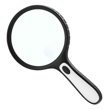 放大鏡老人閱讀高清高倍超大老年人成人看書專用塑料柄大尺寸 中秋節特惠