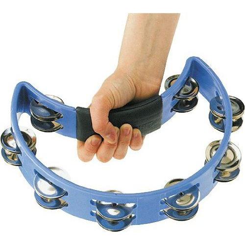 RhythmTech リズムテック Ergonomic Tambourine Blue