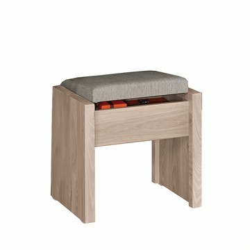 AS -納維斯掀蓋收納化妝椅-41.5x35x43cm
