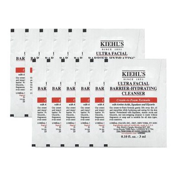 *KIEHLS契爾氏 舒敏修復B5潔面乳3ml*12 (贈契爾氏包/隨機出貨)