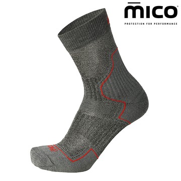 MICO 排汗彈性健行襪 CA3069 (21) / 330淺灰 (S-L)