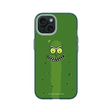 iPhone 15 Clear 憂墨綠 - 瑞克和莫蒂 Rick and Morty - Rickornichon