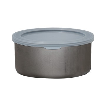 日本製不鏽鋼保鮮盒-圓深型-小-12cm-3入