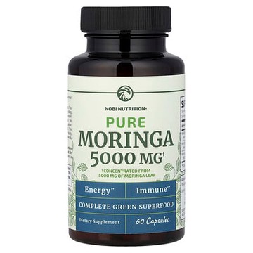 Nobi Nutrition, 全淨辣木，5,000 毫克，60 粒膠囊