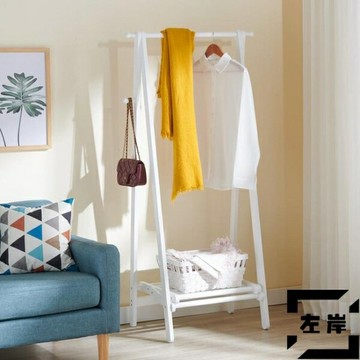 衣帽架落地臥室掛衣架家用可折疊多功能衣架【雲木雜貨】