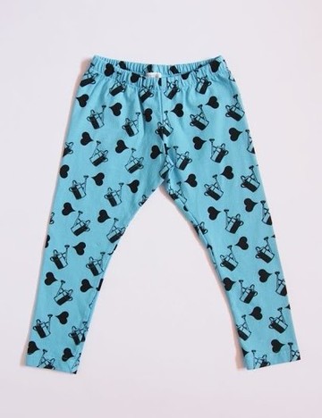 2014 春夏 Picnik 滿版愛心& 水壺 legging