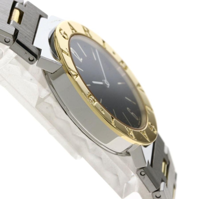 本物 BVLGARI BB30SGD K18 SS ブルガリブルガリ 時計-