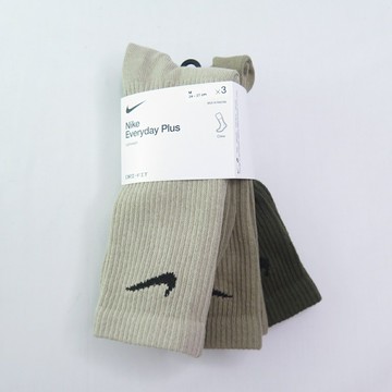 NIKE SX6891- Everyday Plus 中筒襪 三雙入 Dri-FIT速乾【isport愛運動】