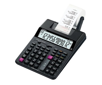【文具通】CASIO 卡西歐 HR-100RC 12位數 打印型 列印 紙捲 計算機 另售變壓器 L5140089