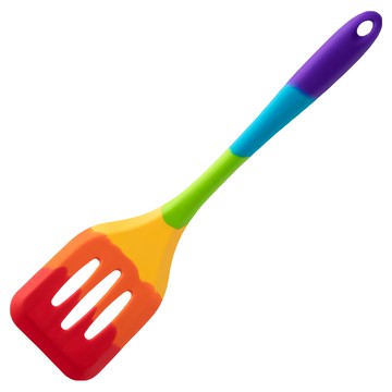 taylor's eye witness 不沾鍋矽膠濾油鍋鏟 29cm 彩虹色  1支