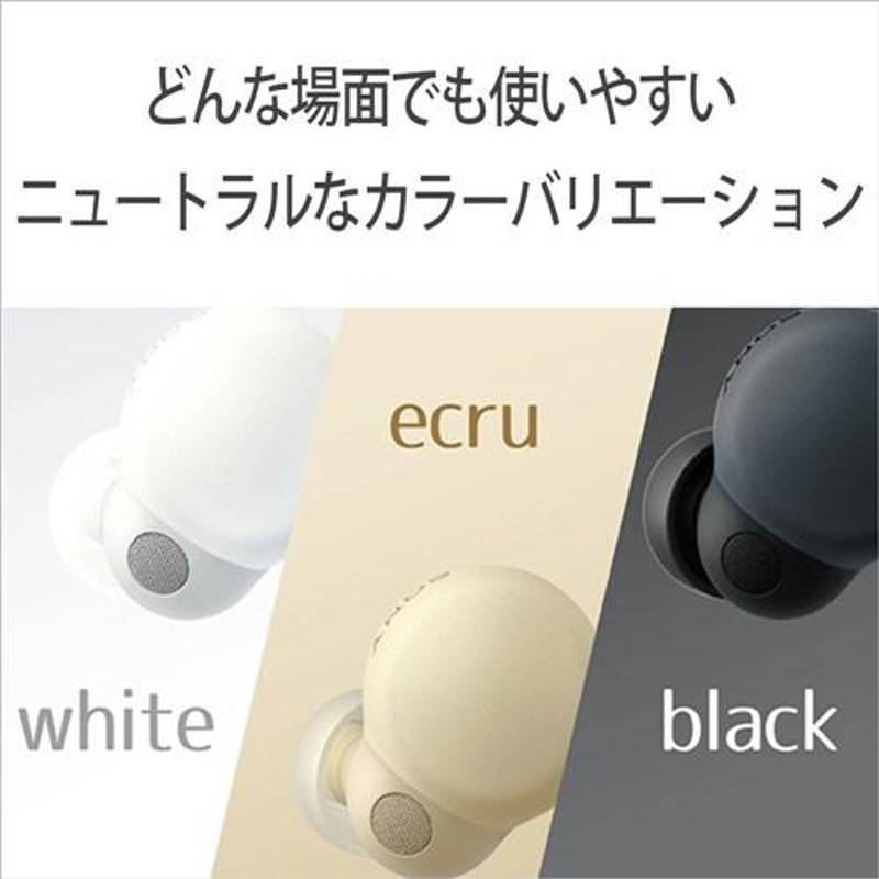 推奨品】ソニー WF-LS900N WC ワイヤレスノイズキャンセリングステレオヘッドセット LinkBuds S ホワイト | LINEショッピング