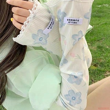 桃園出貨✨防曬冰袖女2026新款夏季薄款高級感寬鬆大碼開車騎行冰絲袖套護臂