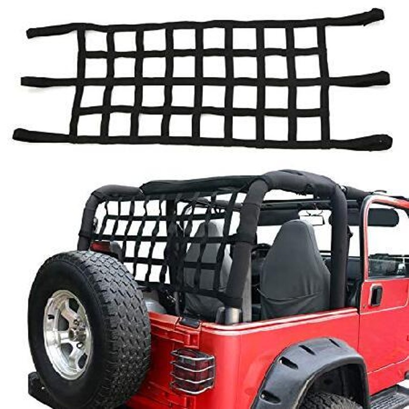 Buyinhouse Cargo Net ExtraストレージRestraint Fit For Jeep