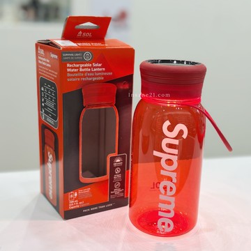 SUPREME SOL WATER BOTTLE LANTERN 太陽能 發光水杯 700ML 露營 潮牌