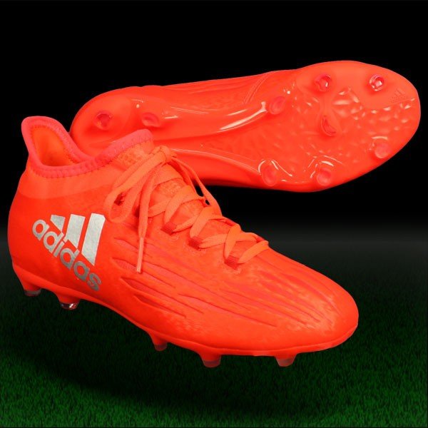 レビュー高評価のおせち贈り物 アディダス エックス 16 1sg レッド シルバー シューズ Taller Fdp Com