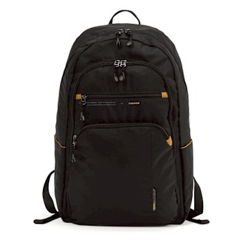 iBrand男包選物 NOIR雙層大口袋減壓筆電後背包(大)-黑色