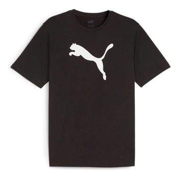 PUMA teamRISE Logo Cotton T-shirt 'Black'