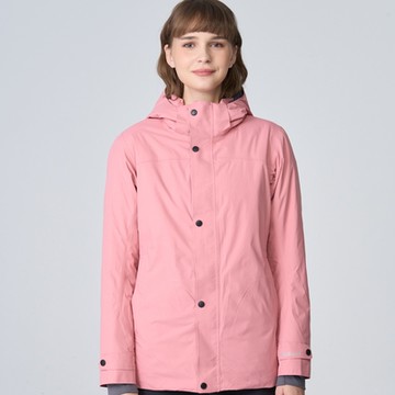 Wildland荒野女Polartec中空輕量防水外套丁香粉