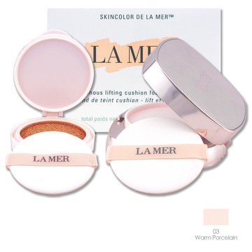 《LA MER 海洋拉娜》奇蹟煥采氣墊粉霜 24g（12g x 2）-03 Warm Porcelain