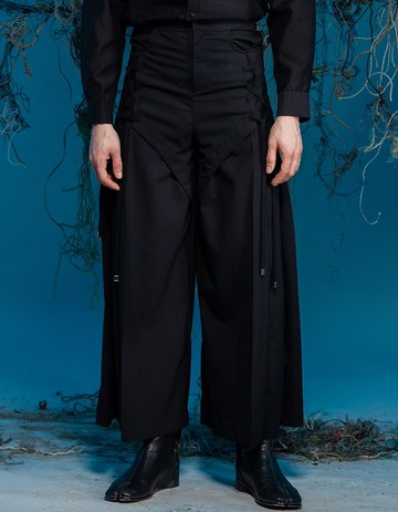 長寬褲/解構泳裝/異材質/23AW-INF