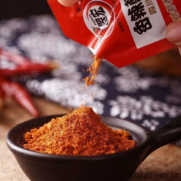 現💯貨   四川特産翠宏香辣正宗火鍋辣椒麵小包裝幹碟辣椒粉2g A5I5