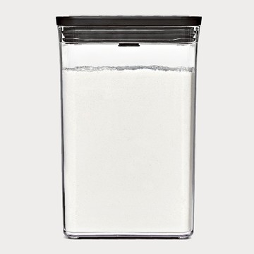 OXO POP 大正方按壓保鮮盒- 4.2L (經典霧黑)