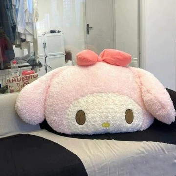美樂蒂公仔抱枕玉桂狗玩偶生日禮物靠枕床頭靠墊大靠背女生睡覺抱