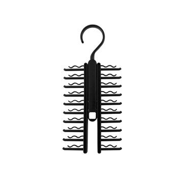 【梵特】絲巾領帶掛架/男士領帶收納架(20勾)-3入