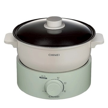 CHIMEI 奇美家電 分離式料理鍋 2.7L  28cm  EP-27MC30  綠色 + 米色  1個