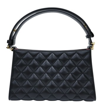 CHANEL 香奈兒 黑色 菱格紋 羊皮 26X 肩背包 AS6045 【二手名牌BRAND OFF】