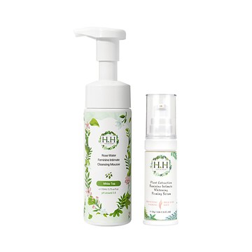 【missy shop】HH私密玫瑰純露潔淨慕斯+私密植萃美白緊緻凝露