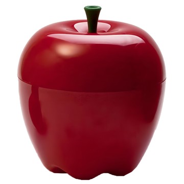 QUALy Mini Happle-Container 迷你蘋果盒 收納盒  紅色  1個