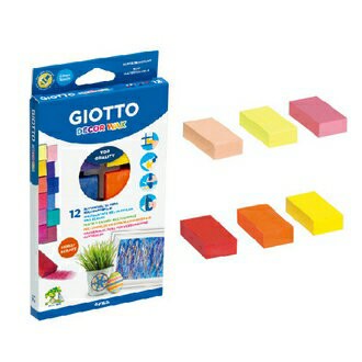 【義大利 GIOTTO】442000  兒童蜜蠟磚 12色/組【APP滿額下單4%點數(單一帳號最高1000點)】7/31止