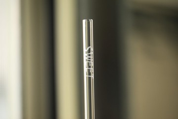 客製 給寶貝最好的禮物 刻字玻璃吸管 玻璃吸管 手工刻字 甜蜜