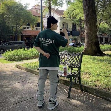 【WDE】REPRESENT THE OWNERS CLUB 基礎款REP字母男女情侶短袖