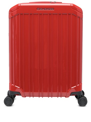 PIQUADRO - hardside spinner cabin suitcase - men - Aluminium/Metal/Acrylonitrile Butadiene Styrene (ABS)/Nylon/Polycarbonite/Polyester/Polypropylen...