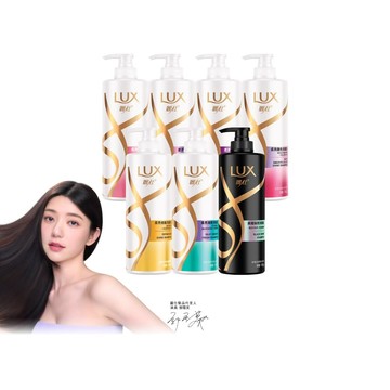 LUX 新柔亮洗潤髮乳650ml/750mlx3入