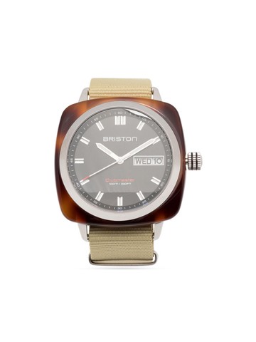 Briston Watches - Clubmaster Sport 42mm - unisex - stainless steel/Acetate - One Size - Black