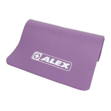 ALEX 運動地墊-182*61*1CM-台灣製 瑜珈墊 塑身 止滑墊 附收納袋 C-5303 紫