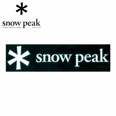 snow-peak スノーピーク ロゴステッカー アスタリスクM NV-007