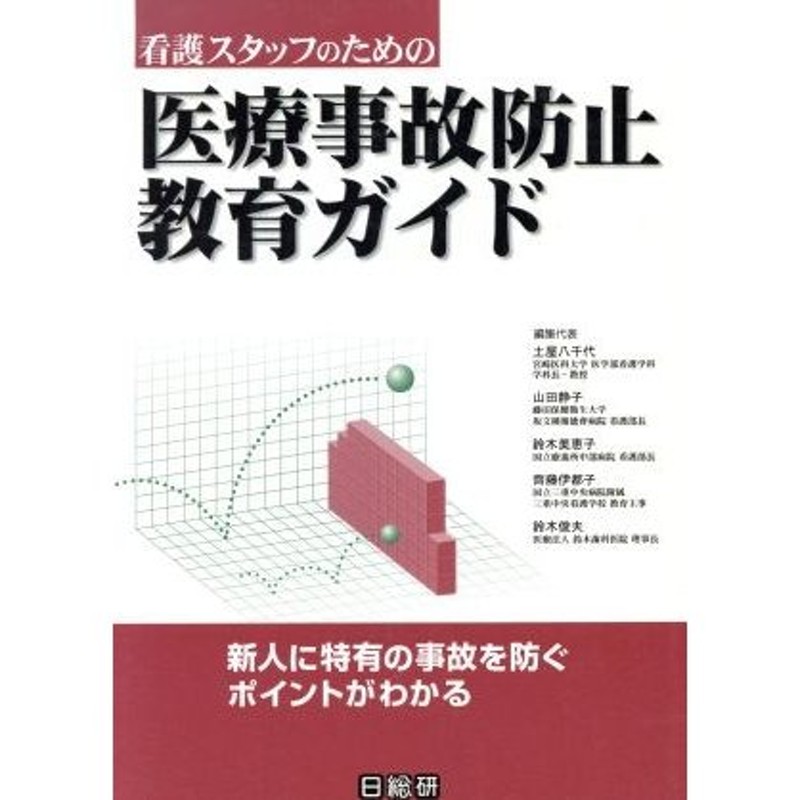 看護スタッフのための医療事故防止教育ガイド／土屋八千代(編者),山田静子(編者),鈴木美恵子(編者),斉藤伊都子(編者),鈴木俊夫(編者)　LINEショッピング