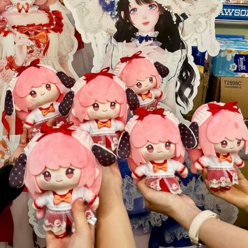 羅森x無限暖暖聯名周邊可愛毛絨公仔玩偶娃娃送女生禮物生日禮物 禮物