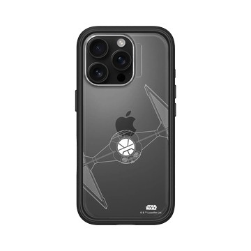 iPhone 16 Pro Mod NX 黑 - 迪士尼-星際大戰 Star Wars - 鈦戰機-線條白