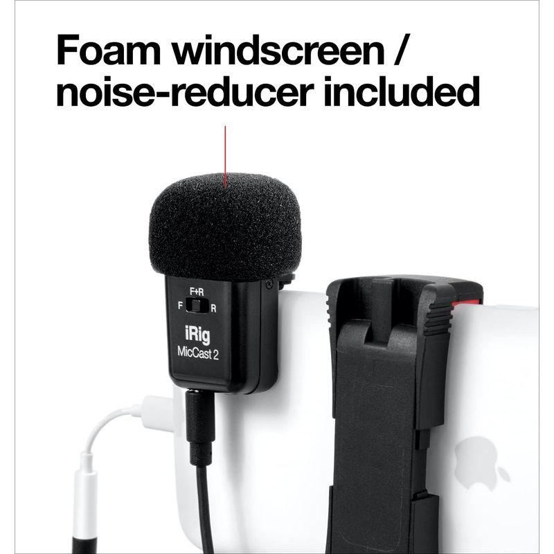 IK Multimedia iRig Mic Cast モバイル用アナログ接続マイク ポケットサイズ国内正規品