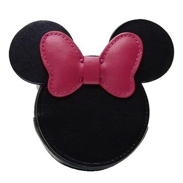 【震撼精品百貨】米奇/米妮_Micky Mouse~大頭剪影造型PU皮革迷你收納包/零錢包(米妮)#56846