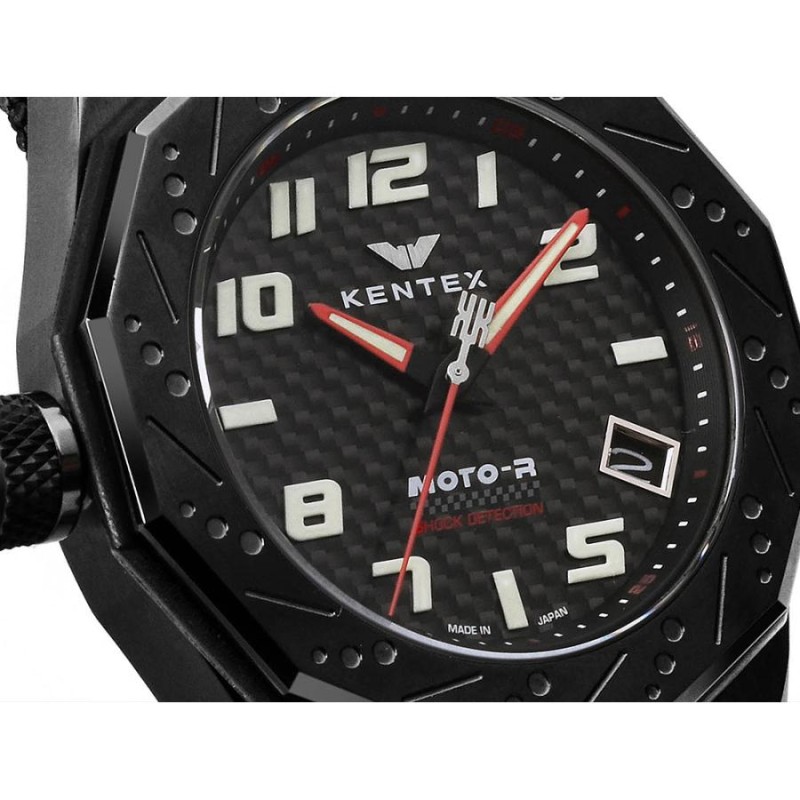 KENTEX （ケンテックス）MOTO-R 腕時計 3針 シルバーエディション 